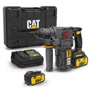 Перфоратор Caterpillar акумулаторен  с 2 батерии и зарядно, SDS-plus, 18 V, 4 Ah, 2.2 J, 0-5400 уд./мин, DX21 - product - 004 CAT2430