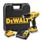 Акумулаторен винтоверт DeWALT с колекторен двигател  с 2 батерии и зарядно, 10.8 V, 2 Ah, 24 Nm, 1-10 мм, DCD710D2