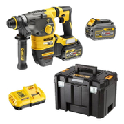 Перфоратор DeWALT акумулаторен  с 2 батерии и зарядно, SDS-plus, 54 V, 2 Ah, 2.8 J, 0-4390 уд./мин, DCH323T2 - product - 004 DWT1144