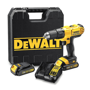 Винтоверт DeWALT акумулаторен 18 V, 1.3 Ah, 42 Nm, 1.5-13 мм, DCD771C2