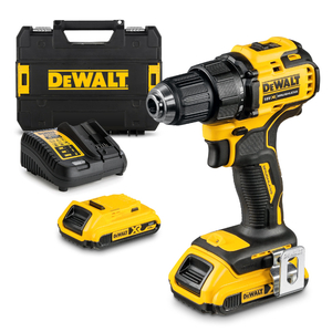 Винтоверт DeWALT акумулаторен 18 V, 2 Ah, 65 Nm, 1.5-13 мм, DCD708D2T