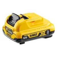 Акумулаторна батерия DeWALT Li-Ion за електроинструменти  12 V, 3 Ah, DCB124
