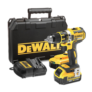 Винтоверт DeWALT акумулаторен с батерия и зарядно, 18 V, 4 Ah, 60 Nm, 1.5-13 мм, DCD790M2