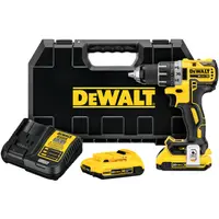 Акумулаторен винтоверт DeWALT с безчетков двигател  с 2 батерии и зарядно, 18 V, 2 Ah, 70 Nm, 1.5-13 мм, CD791D2