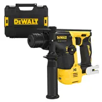 Акумулаторен перфоратор DeWALT с безчетков двигател  без батерия и зарядно, SDS-plus, 12 V, 1.1 J, 0-4280 уд./мин, DCH072NT