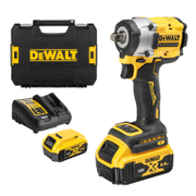 Акумулаторен гайковерт DeWALT с безчетков двигател  с 2 батерии и зарядно, 18 V, 5 Ah, 406 Nm, квадрат, 1/2, DCF921P2T - product - 004 DWT2127