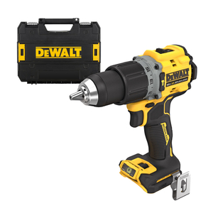 Бормашина винтоверт DeWALT акумулаторна ударна без батерия и зарядно, 18 V, 90 Nm, 1.5-13 мм, DCD805NT
