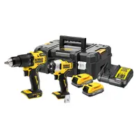 Комплект акумулаторни инструменти DeWALT  с 2 батерии и зарядно, DCD709, DCF809, 18 V, 1.7 Ah, DCK2062E2T