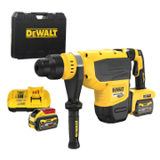 Перфоратор DeWALT акумулаторен  с 2 батерии и зарядно, SDS-max, 54/18 V, 3/9 Ah, 13.3 J, 1350-2705 уд./мин, DCH735X2 - product - 004 DWT2176