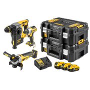 Комплект DeWALT акумулаторни инструменти  с 3 батерии и зарядно, DCF887, DCH273, DCG405, 18 V, 5 Ah, DCK305P3T - product - 004 DWT2236