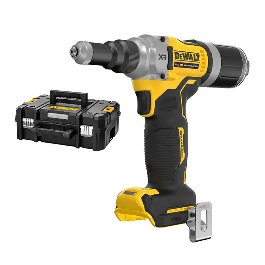 Акумулаторна нитачка за поп-нитове DeWALT  без батерия и зарядно, 18 V, 20 kN, 4.8-6.4 мм, DCF414NT