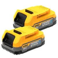 Акумулаторна батерия DeWALT Li-Ion за електроинструменти  18 V, 1.7 Ah, 2 бр., DCBP034E2