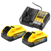 Акумулаторна батерия DeWALT Li-Ion със зарядно у-во  18 V, 5 Ah, 2 бр., DCB1104H2 - product - 004 DWT2559