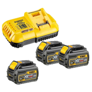 Акумулаторна батерия DeWALT Li-Ion със зарядно у-во  54/18 V, 2/6 Ah, 3 бр., DCB118T3 - product - 004 DWT2567