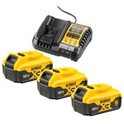 Акумулаторна батерия DeWALT Li-Ion със зарядно у-во  18 V, 5 Ah, 3 бр., DCB1104P3 - product - 004 DWT2563