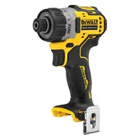 Акумулаторен винтоверт DeWALT с колекторен двигател  без батерия и зарядно, 12 V, 8 Nm, 1/4", шестостен, DCF601N