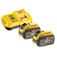 Акумулаторна батерия DeWALT Li-Ion със зарядно у-во  54/18 V, 4/12 Ah, 2 бр., DCB118Y2
