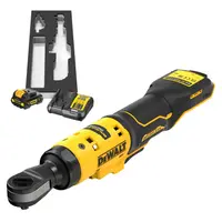 Акумулаторна тресчотка DeWALT  с 1 батерия и зарядно, 12 V, 3 Ah, 81 Nm, квадрат, 3/8", DCF503L1G