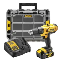 Акумулаторен винтоверт DeWALT ударен  с 1 батерия и зарядно, 18 V, 4 Ah, 42 Nm, 1.5-13 мм, DCD776M1T