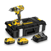 Акумулаторен винтоверт DeWALT с безчетков двигател  с 3 батерии и зарядно, 18 V, 4 Ah, 60 Nm, 1.5-13 мм, DCD790M3 - product - 004 DWT2607