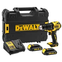 Акумулаторен винтоверт DeWALT ударен  с 2 батерии и зарядно, 18 V, 1.5 Ah, 65 Nm, 1.5-13 мм, DCD709S2T