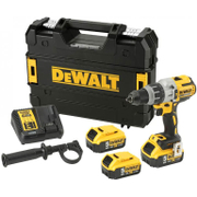 Акумулаторна ударна бормашина DeWALT  с 3 батерии и зарядно, 18 V, 5 Ah, 95 Nm, 0-450/0-1300/0-2000 об./мин, 1.5-13 мм, DCD996P3 - product - 004 DWT2613