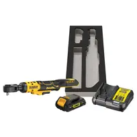 Акумулаторна тресчотка DeWALT  с 1 батерия и зарядно, 18 V, 2 Ah, 95 Nm, квадрат, 3/8", DCF513D1G