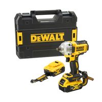 Акумулаторен гайковерт DeWALT с безчетков двигател  с 2 батерии без зарядно, 18 V, 5 Ah, 812 Nm, квадрат, 1/2", DCF891P2LRT