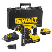 Перфоратор DeWALT акумулаторен  с 2 батерии и зарядно, SDS-plus, 18 V, 4 Ah, 2.1 J, 0-4500 уд./мин, DCH254M2 - product - 004 DWT2644