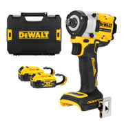 Акумулаторен гайковерт DeWALT с безчетков двигател  с 2 батерии без зарядно, 18 V, 5 Ah, 406 Nm, квадрат, 1/2, DCF921P2LRT - product - 004 DWT2642