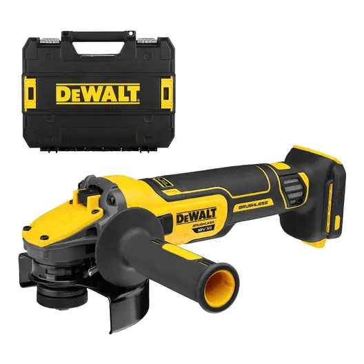 Акумулаторен ъглошлайф DeWALT  без батерия и зарядно, 18 V, 125 мм, 3000-9000 об./мин, DCG409VSNT