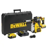 Акумулаторен перфоратор DeWALT с безчетков двигател  с 2 батерии и зарядно, SDS-plus, 18 V, 5 Ah, 2.1 J, 0-4600 уд./мин, DCH275P2