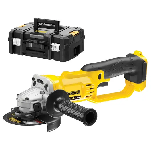 Акумулаторен ъглошлайф DeWALT  без батерия и зарядно, 18 V, 125 мм, 7000 об./мин, DCG412NT