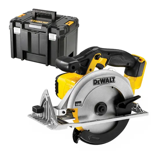 Акумулаторен ръчен циркуляр DeWALT  без батерия и зарядно, 18 V, ф 165 мм, 5150 об./мин, DCS391NT