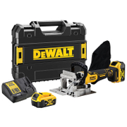 Фреза за дървени сглобки DeWALT тип бисквитка  с 2 батерии и зарядно, 18 V, 5 Ah, 8000 об./мин, 102 мм, DCW682P2 - product - 004 DWT2699