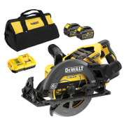 Акумулаторен ръчен циркуляр DeWALT  с 2 батерии и зарядно, 54/18 V, 2/6 Ah, ф 190 мм, 5800 об./мин, DCS577T2 - product - 004 DWT2742