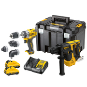 Комплект акумулаторни инструменти DeWALT  с 2 батерии и зарядно, DCD703, DCH072, 12 V, 3 Ah, DCK2101L2T - product - 004 DWT2777