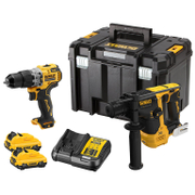 Комплект акумулаторни инструменти DeWALT  с 2 батерии и зарядно, DCH072, DCD706, 12 V, 3 Ah, DCK2102L2T - product - 004 DWT2778