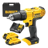 Акумулаторен винтоверт DeWALT с безчетков двигател  с 2 батерии и зарядно, 18 V, 2 Ah, 42 Nm, DCD771D2