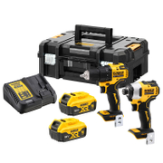 Комплект акумулаторни инструменти DeWALT  с 2 батерии и зарядно, DCD709, DCF809, 18 V, 5 Ah, DCK2061P2T - product - 004 DWT2788