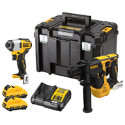 Комплект акумулаторни инструменти DeWALT  с 2 батерии и зарядно, DCH072, DCF801, 12 V, 3 Ah, DCK2104L2T - product - 004 DWT2780
