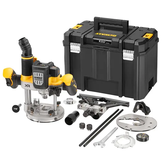 Акумулаторна оберфреза DeWALT  без батерия и зарядно, 18 V, 11 000-23 000 об./мин, ф 8-12 мм, DCW620NT