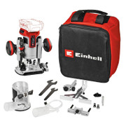 Оберфреза Einhell ръчна акумулаторна комбинирана  без батерия и зарядно, 18 V, 10 000-30 000 об./мин, ф 6-8 мм, TP-RO 18 Set Li BL - product - 004 ENH2338