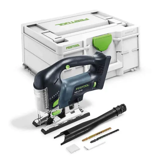 Акумулаторен прободен трион зеге Festool  без батерия и зарядно, 18 V, 0-3500 хода/мин, 20 мм, PSBC 420 EB-Basic
