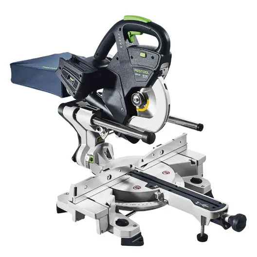Акумулаторен настолен циркуляр Festool потапящ с герунг и с изтегляне  без батерия и зарядно, 36 V, 1300/1800/3500 об./мин, 60 °, Kapex KSC 60 EB-Basic