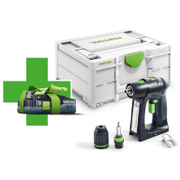 Акумулаторен винтоверт Festool с безчетков двигател с подарък с 1 батерия без зарядно, 18 V, 4 Ah, 45 Nm, 1.5-13 мм, C 18-Basic-4.0 - product - 004 FST3154 1