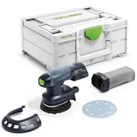 Акумулаторен орбитален шлайф Festool с плавно регулиране  без батерия и зарядно, 18 V, ф 125 мм, 6000-10 000 об./мин, ETSC 125-Basic