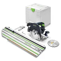 Акумулаторен ръчен циркуляр Festool с водеща шина  без батерия и зарядно, 18 V, ф 160 мм, 5200 об./мин, HKC 55 KEB-Basic-FSK 420
