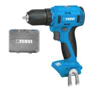 Акумулаторен винтоверт Fervi с безчетков двигател  без батерия и зарядно, 20 V, 55 Nm, 2-13 мм, FB20CD3AB-B - product - 004 FRV2498