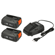Акумулаторна батерия Gardena Li-Ion със зарядно у-во  18 V, 2.5 Ah, 2 бр. - product - 004 GRD1993